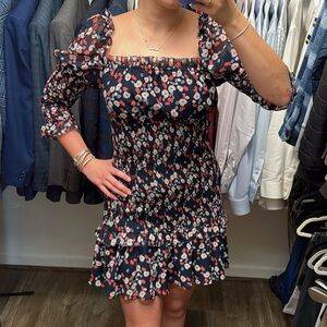 KEEPSAKE the Label Navy Floral‎ Long Sleeve Dress